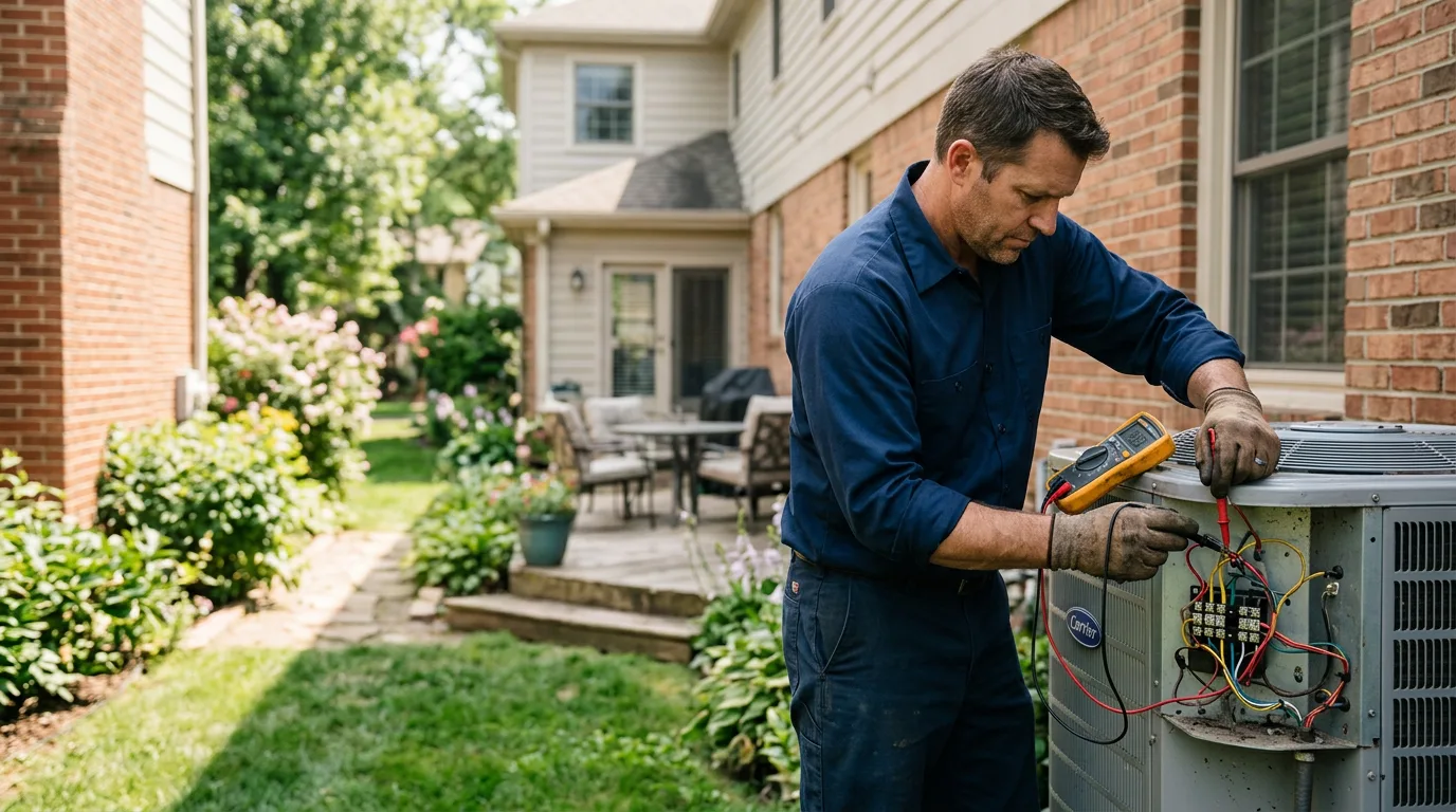 HVAC technician working near Leesburg, FL